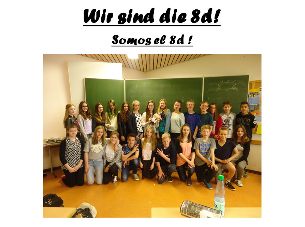 Die 8d der AHS in Neumünster stellt sich vor