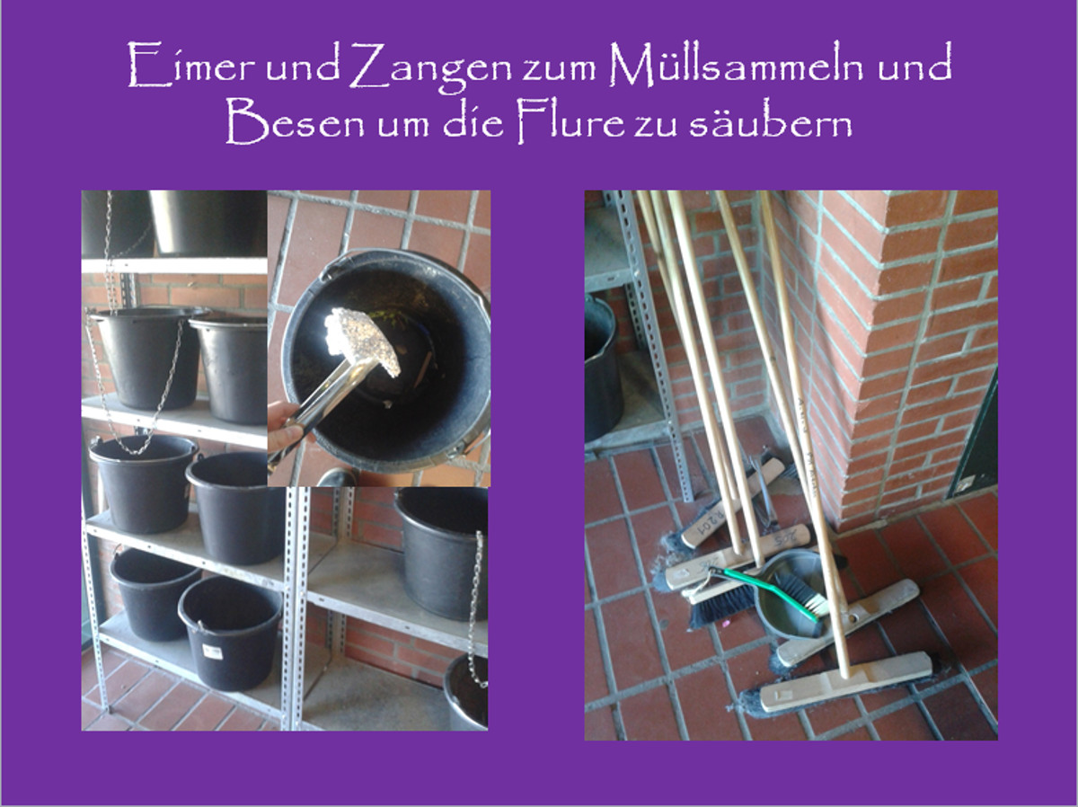 Müllsammelaktion Schule 1