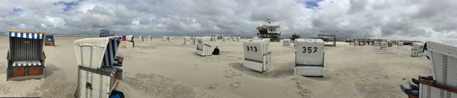 Probensammlung in St. Peter Ording von der Gemeinschaftsschule Husum Nord